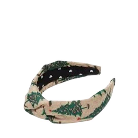Lele Sadoughi Accessories - Lele Sadoughi NWT Vintage Pine Knotted Christmas Headband with Dust Bag